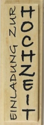 Knorr Stempel Einladung zur Hochzeit