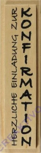 Knorr Stempel Herzliche Einladung zur Konfirmation