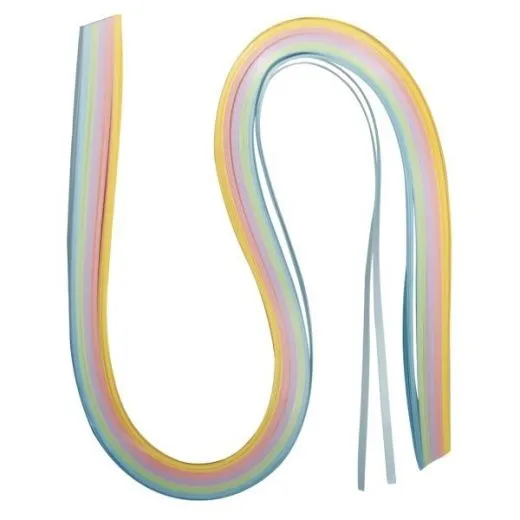 Papier f�r Quilling pastell 0,3cm