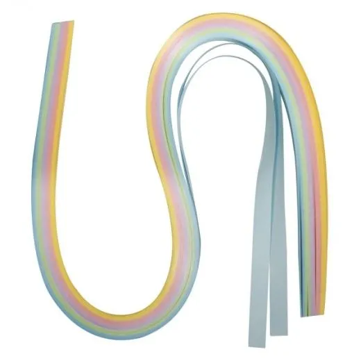 Papier f�r Quilling pastell 0,9cm