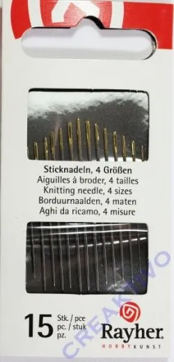 Sticknadeln, 4 Gr��en