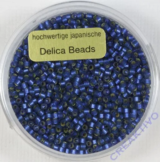 Pracht Delica Rocailles 2mm 7g blau matt