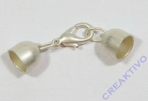 Rayher Schmuckverschluss 7mm silber matt