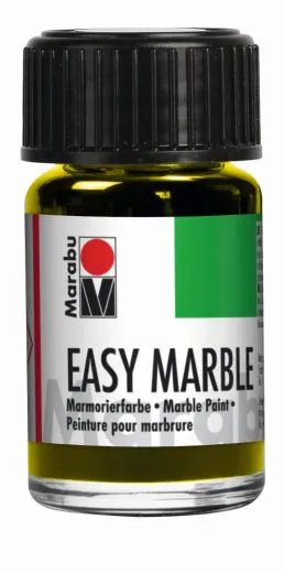 Easy marble Marmorierfarbe 15ml zitrone