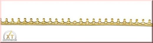 Rayher Wachs-Borte, 19 cm, gold, 2 Stück