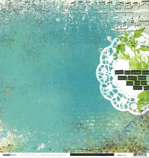 Scrapbooking Papier Kaisercraft Kaleidoscope - Mosaic (Restbestand)