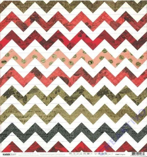 Scrapbooking Papier Kaisercraft Kaleidoscope - Original (Restbestand)
