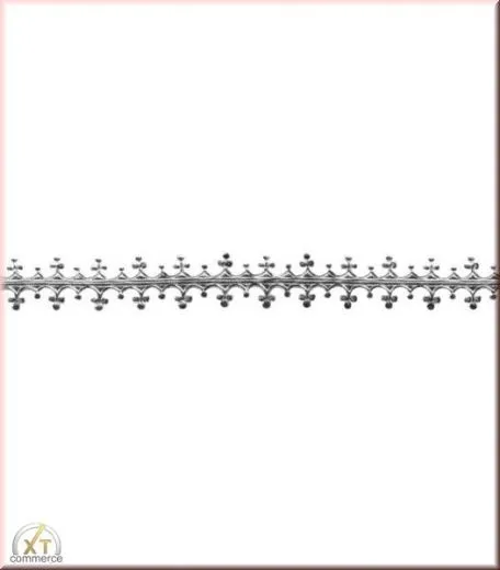 Rayher Wachsborte, 24x1,5 cm, silber, 1 St�ck