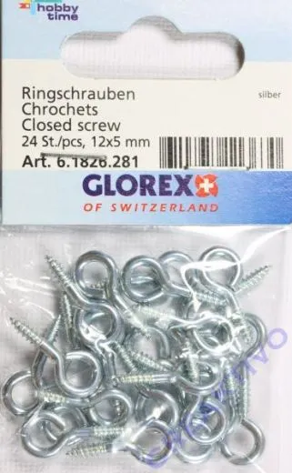 Ringschrauben 12x5mm 24 St�ck