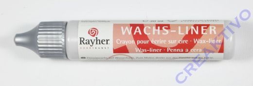 Rayher Wachsliner 30ml brill.silber
