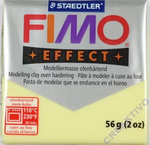 Fimo Effekt Modelliermasse 56g Edelstein - zitrin