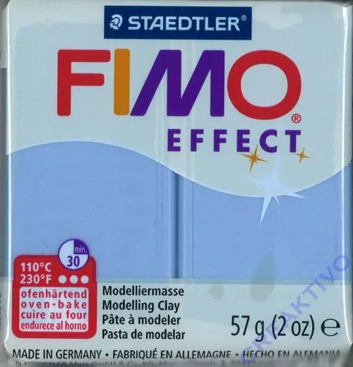 Fimo Effekt Modelliermasse 57g Edelstein - blau-achat