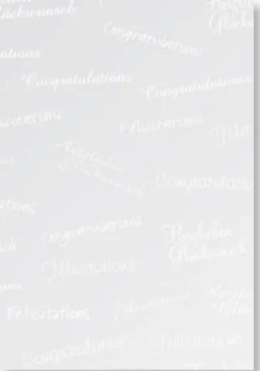 Transparentpapier A4 Herzlichen Gl�ckwunsch (Restbestand)