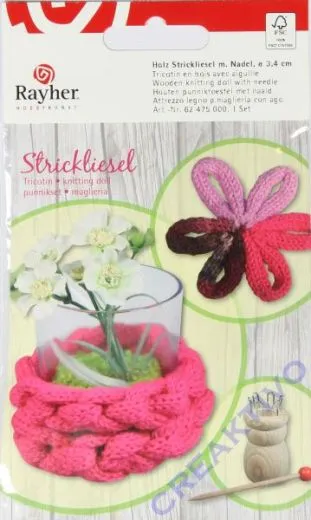 Rayher Strickliesel mit Nadel 3,4cm