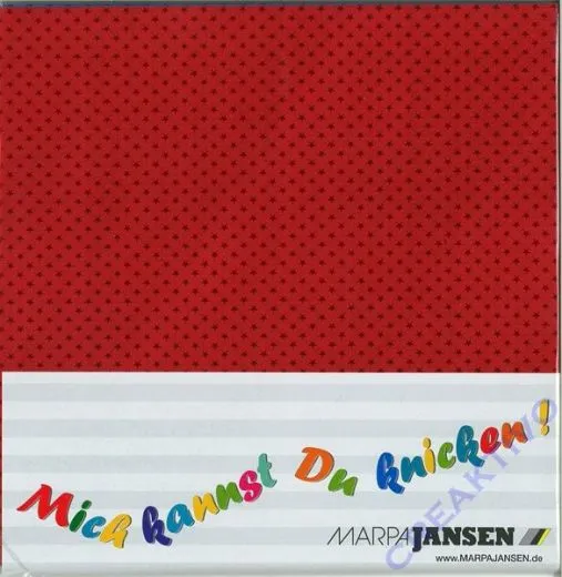 Faltbl�tter Alu-Sternchen 20x20cm (Restbestand)