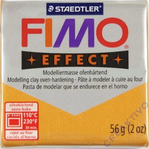 Fimo Effekt Modelliermasse 56g metallic gold