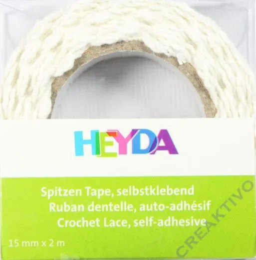 Spitzen Tape selbstklebend wei�