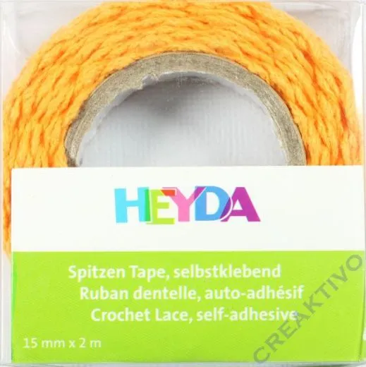 Spitzen Tape selbstklebend orange
