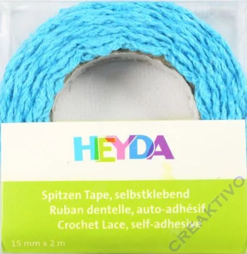 Spitzen Tape selbstklebend hellblau