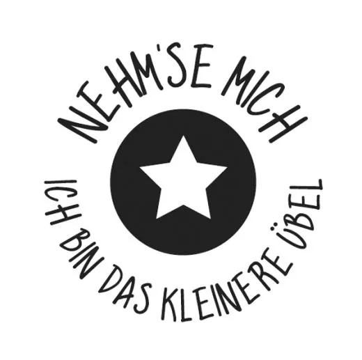 Butterer Mini-Holzstempel - Nehmse mich