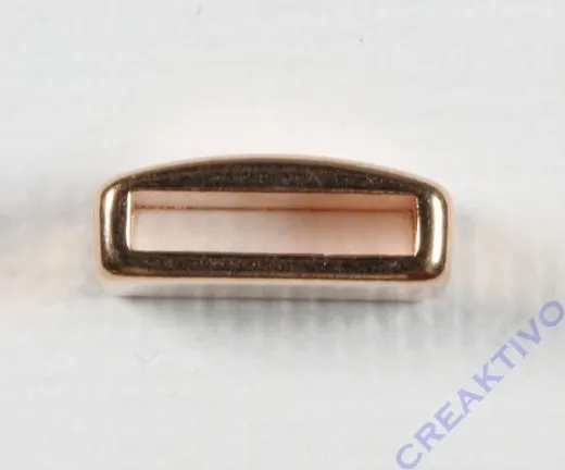 Metall-Zierelement eckig 1,2cm ros�gold