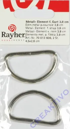 Metall-Element f�r Gurt 3,8cm