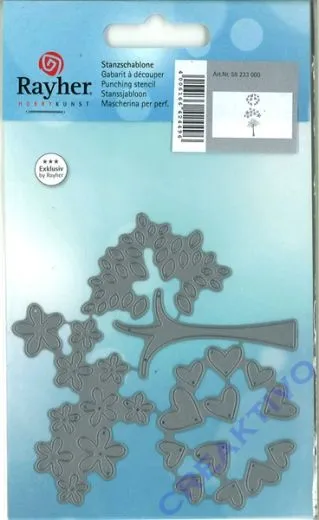 Stanzschablone Set Changing Tree