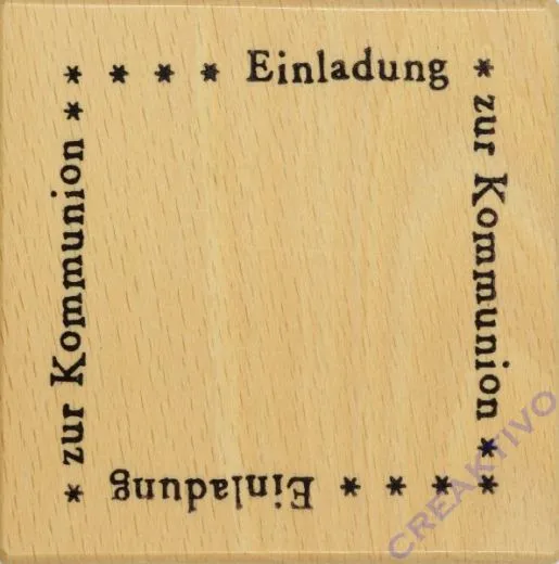 Stempel Einladung zur Kommunion (Restbestand)