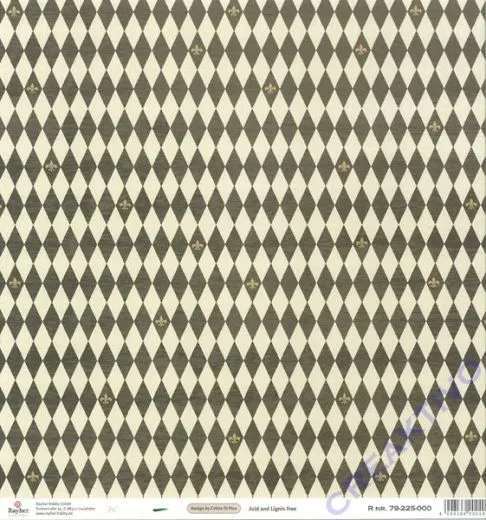 Scrapbooking-Papier Rauten 160g/m� (Restbestand)