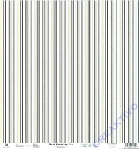 Scrapbooking-Papier Mr. & Mrs. - Streifen 190g/m� (Restbestand)