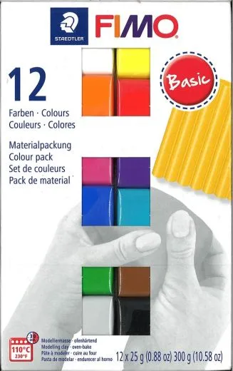 FIMO soft 12 Colour Pack - Basic