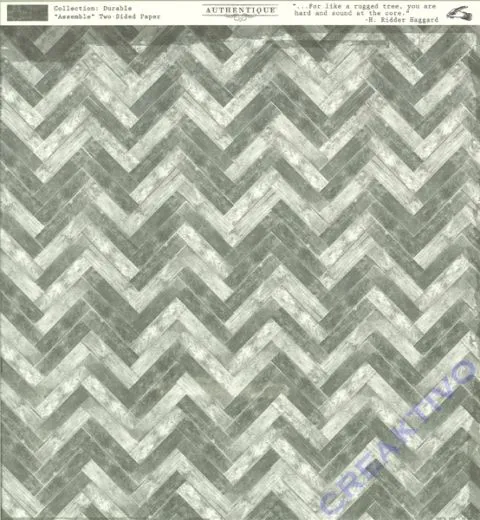 Authentique Scrapbooking Papier Durable - Assemble