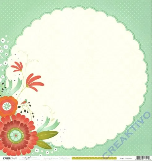 Scrapbooking-Papier Sunshower (Restbestand)
