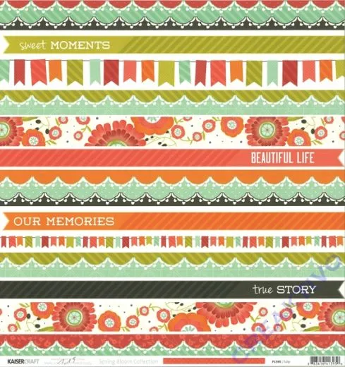 Scrapbooking-Papier Tulip (Restbestand)