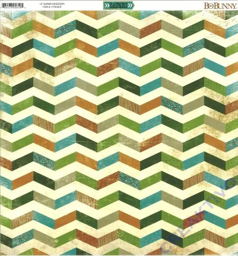 Scrapbooking Papier Safari - Kingdom