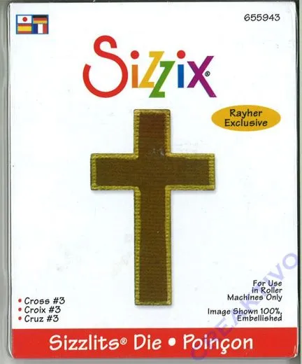 Sizzix Sizzlits Die - Cross #3