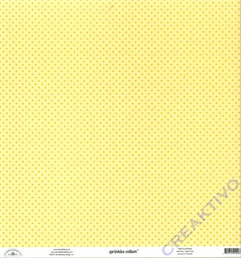 Doodlebug Transparentpapier Sprinkles 30,5x30,5cm - bumblebee