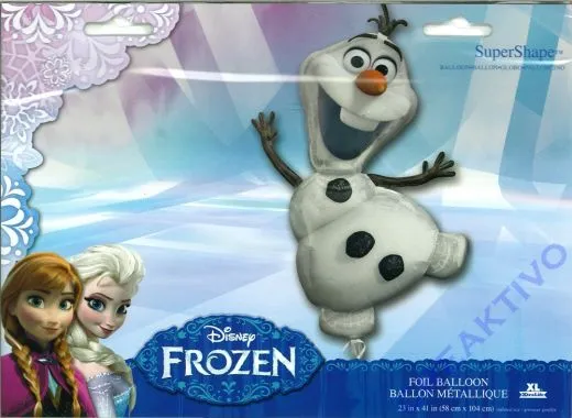 Folienballon Superhape Disney Frozen Schneemann Olaf