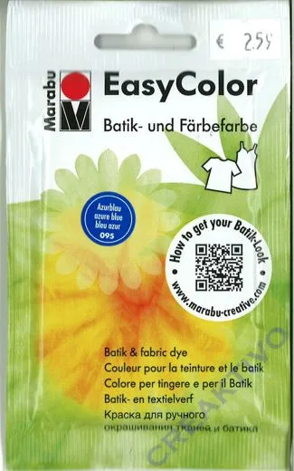 Easy Color Batik- und F�rbefarbe 25g azurblau
