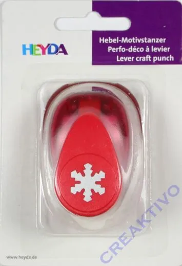 Heyda Hebel-Motivstanzer klein Eiskristall