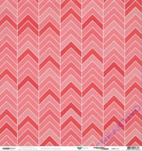 Scrapbookingpapier Little one - Ruby (Restbestand)