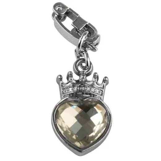 Rayher Shoe Charms Herz mit Facettenstein-Krone
