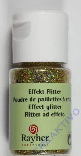 Rayher Effekt Glitter ultrafein brill.gold