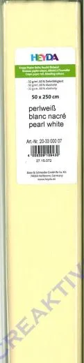 Heyda Krepp 50x250cm perlwei�