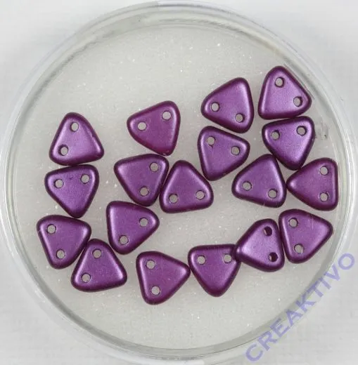 Triangle Perlen 6mm lila