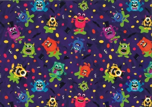 Motiv-Fotokarton 300g/qm 50x70cm Monster (Restbestand)