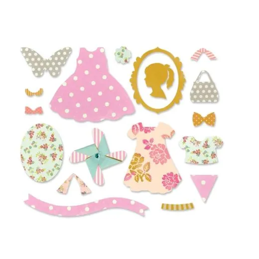 Sizzix Thinlits Die Set 17PK - Party Dress