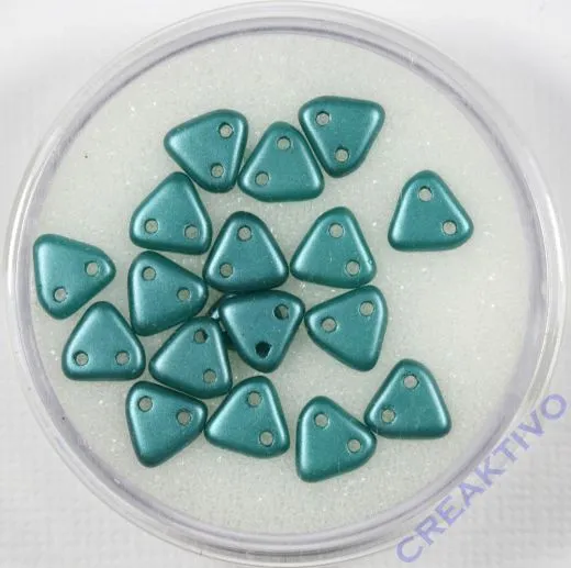 Triangle Perlen 6mm gr�n