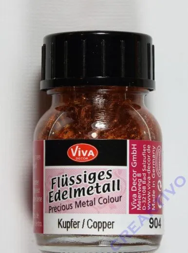 F�ssiges Edelmetall kupfer