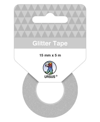 Glitter Tape silber